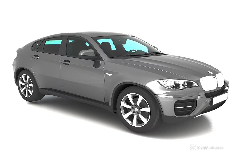 Gray Sporty SUV With Streamlined Design And Alloy Wheels For Modern Look 3d model 