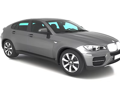 Gray Sporty SUV With Streamlined Design And Alloy Wheels For Modern Look 3d model
