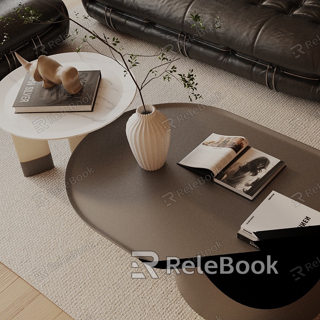 Modern coffee table model