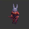 Rabbit Machine Rabbit Mechanical Rabbit Mech Rabbit Science Fiction Rabbit Cyberpunk Rabbit Cyberpunk Rabbit 3d model