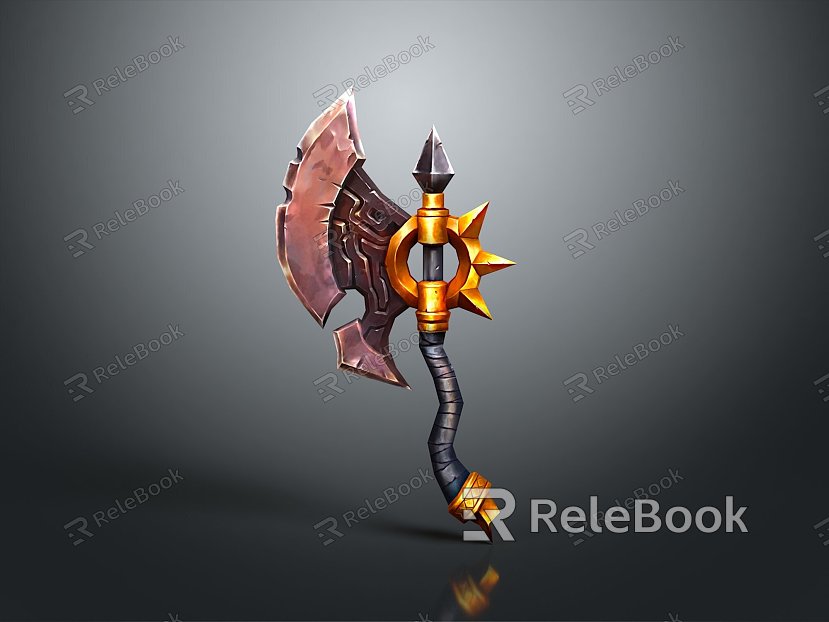 Cold weapons Sword Sword Sword Sword Axe Hook Fork Spear Trident Melee Weapon Military model