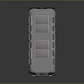 Vintage Gray Bus With Multiple Windows Roof Skylights And Retro Exterior Design