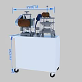 Industrial Machinery With Control Panel Movable Wheels And 870mm 550mm 500mm Dimensions