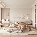 Cozy Modern Kids Room Interior Design With Soft Tones Bed Toys Rug And Wall Decor