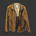 Modern Jacket Leather Jacket Men's Jacket 3d model