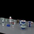 Commodity booth display cabinet display rack 3d model