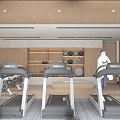 Modern Gym 3d model