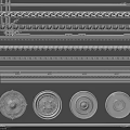 Various Styles of Gypsum Cornice and Ceiling Medallions for Interior Decoration