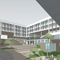 Teaching Building 3d model