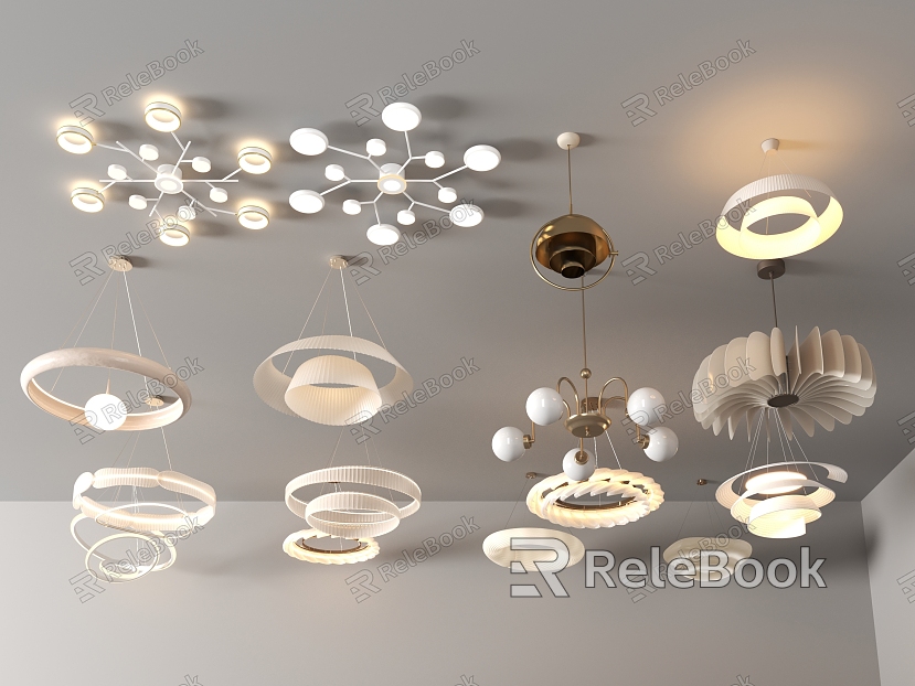 Living room chandelier simple atmosphere 2024 living room lamp dining room lamp Zhongshan lamp whole house package combination model