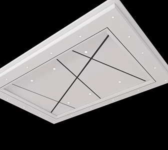 Meeting Room Ceiling Simple Ceiling Public Ceiling Office Ceiling 3d model
