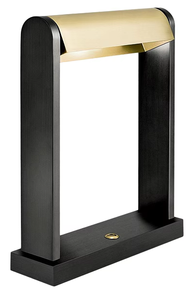 Modern Black Desk Lamp With Minimalist Design And Stable Base For Home Office 3d model