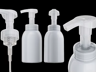 Mousse Bottle Cleaner Detergent Shampoo Body Soap Hand Soap Disinfectant Bottle Foam Bottle Bathroom Bottle Kitchen Bottle 3d model
