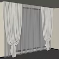 Curtains 3d model