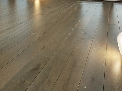 High Quality Natural Dark Wooden Floor With Polished Surface And Light Reflection Indoor Grain Texture 3d model