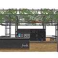 Modern Bar 3d model