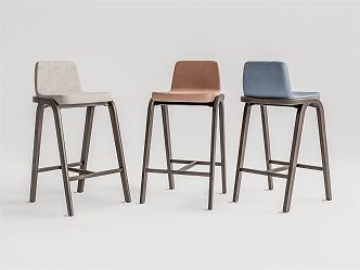 Modern Bar Chair 3d model