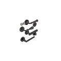Modern Black Metal Door Handles With Various Classic And Contemporary Designs