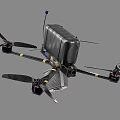 High Performance Industrial Quadcopter Drone Equipment With Four Propellers And Antenna