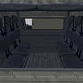 Military Style Green Cargo Truck With Canvas Covered Bed And Rugged Tires