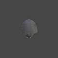 Rebel Mystery Gunboat 3d model