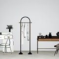 Light Luxury Dressing Table Dressing Table Combo 3d model