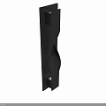 Modern Black Wall Lights With Wavy Curved Design For Contemporary Home Decor