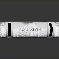 AQUA GYM Transparent Water Fitness Exercise Equipment With Handles And Measurement Marks
