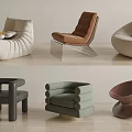 Modern Accent Chairs Collection With Diverse Designs Various Colors And Unique Shapes