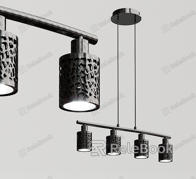 Industrial LOFT Chandelier Iron Chandelier model