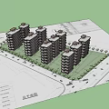 Modern High Rise Building Exterior With Curved Balconies And Glass Facade
