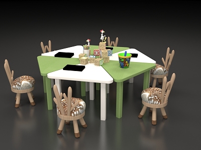 Children's Table and Chair Combination Table and Chair Combination Children's Table Children's Chair model