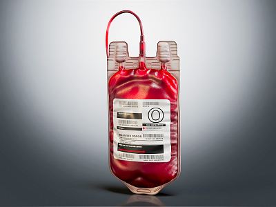 Modern Blood Bag Plasma 3d model