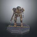 Robot Assistant Small Robot Butler Robot Butler Figure Game Figure 3d model