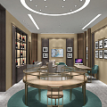 Modern Jewelry Store Zhongshan Supreme Jewelry Store 3d model