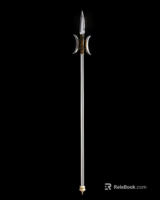 Antique Decorative Sword With Metallic Blade And Ornate Hilt Design 3d model 