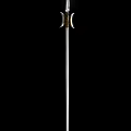 Antique Decorative Sword With Metallic Blade And Ornate Hilt Design