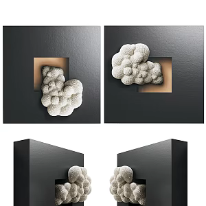 Modern Wall Decoration Hanging Painting Wall Decoration Art Abstract Painting 3d model
