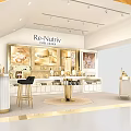 Re Nutriv Luxury Beauty Boutique with Elegant Interior and Product Displays