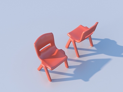 Chair Children's Chair Furniture 3d model