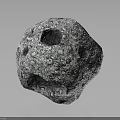 Wooden Stone Material With Natural Porous Surface And Rough Gray Texture