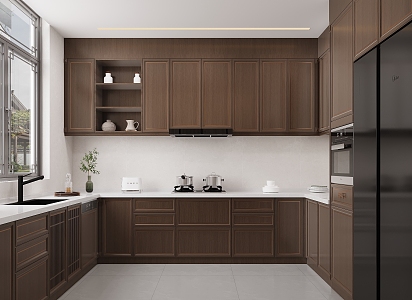 New Chinese Kitchen 3d model