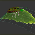 Modern Ladybug Bug 3d model