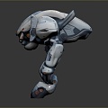 Mech Warrior Mech Soldier Machine Battlearm Mechanical Battlearm Machine Fighter Robot 3d model