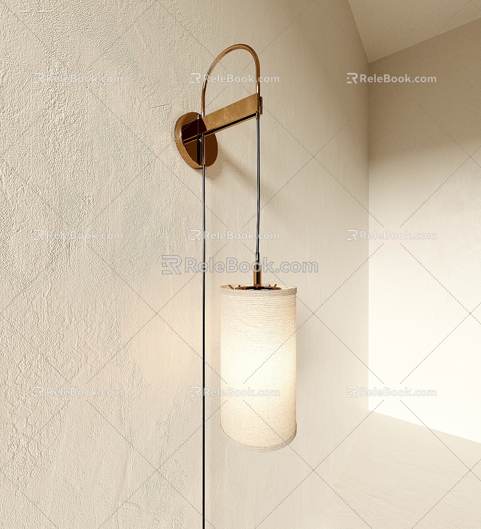 Wall lamp lighting lamp decorative lamp 3d model