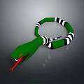 snake cobra venomous snake python reptile cold-blooded animal reptile 3d model