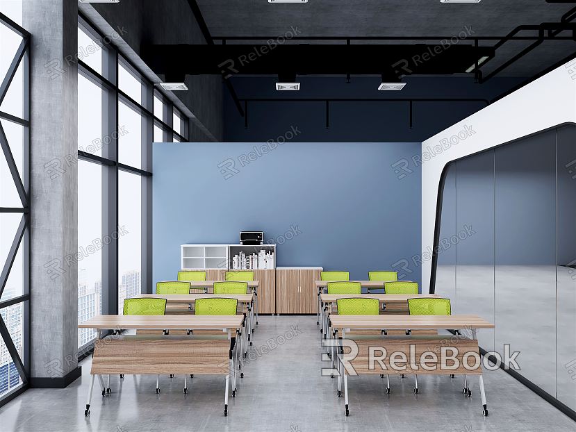 Modern Training Room Office Meeting Room model