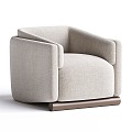 Modern Single Sofa Casual Chair Single Chair Chair Armchair 3d model