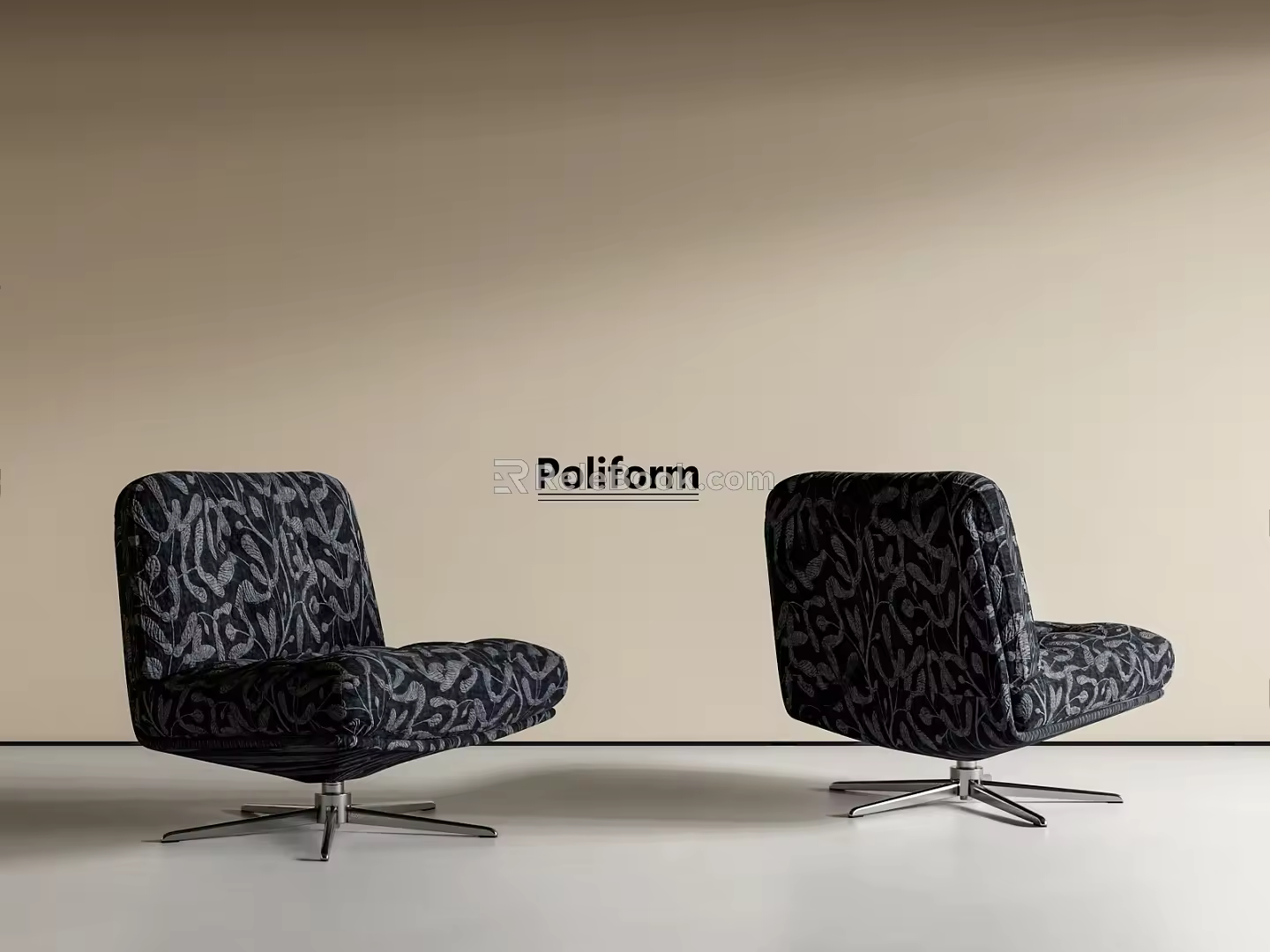 Middle Ancient Single Sofa Fabric Single Sofa Casual Sofa Swivel Sofa Simple Sofa 3d model