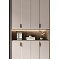 New Chinese Bookcase Combination 3d model